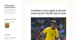 Desktop Screenshot of fcbarcelonaticketsonline.com